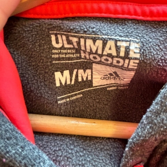 ADIDAS-Grey/Pink Pullover-Size M - Picture 5 of 5